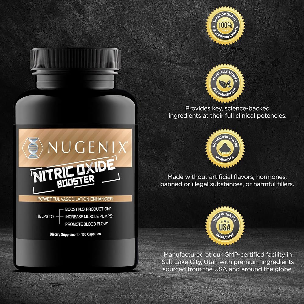 Nugenix Nitric Oxide Booster Supplement - 200 Capsules - image 5