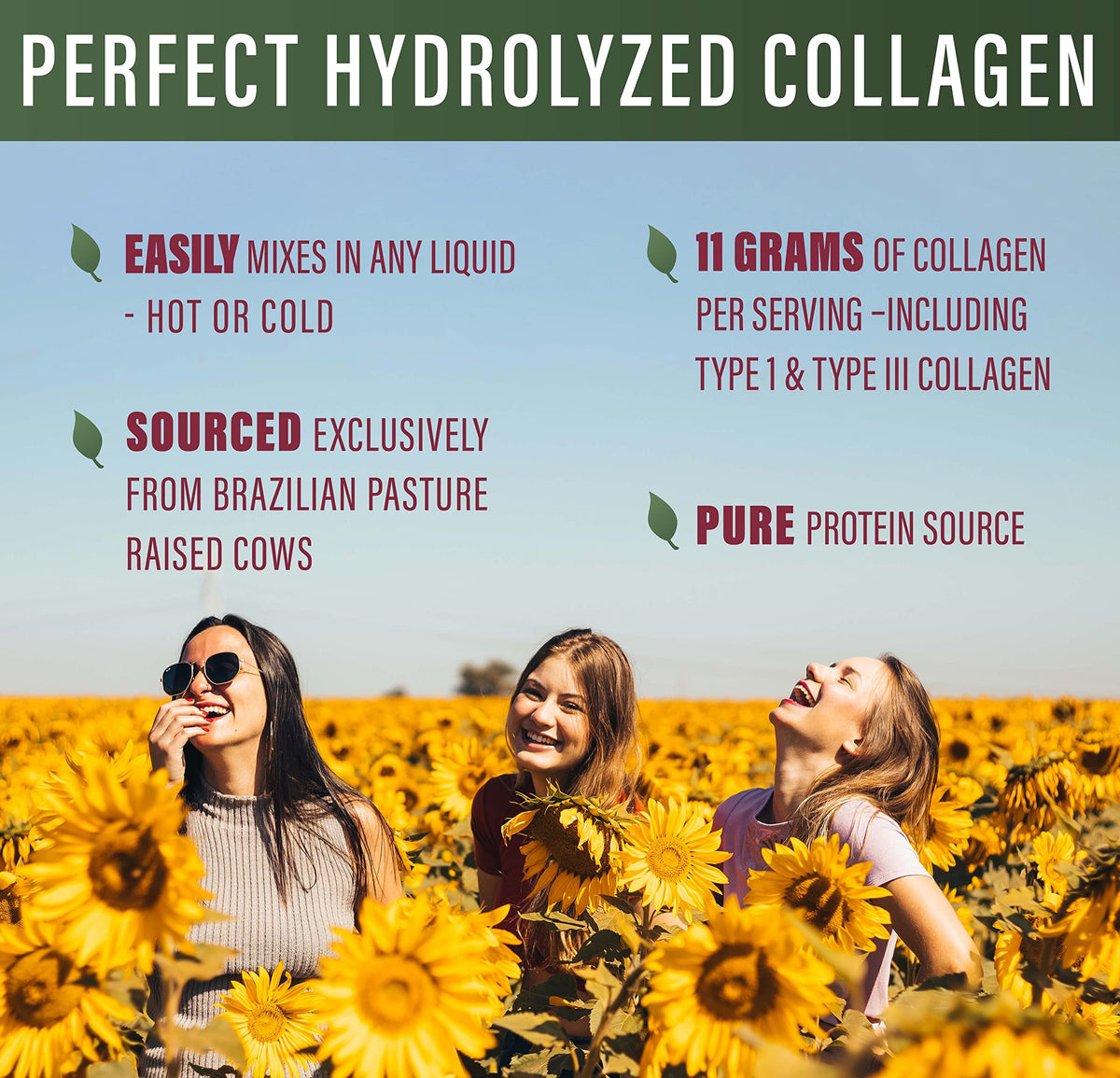 Perfect Supplements Hydrolyzed Collagen Powder - 3 Pack - image 4