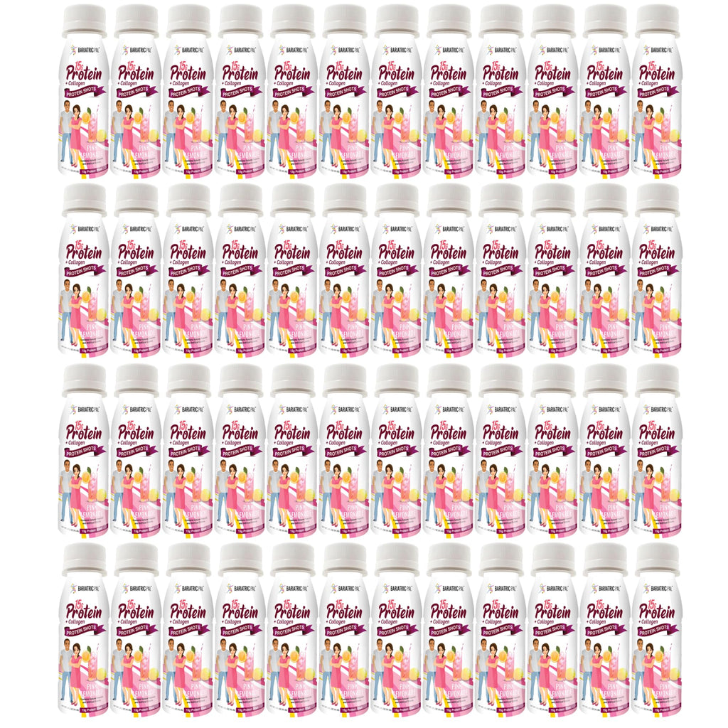 BariatricPal 15g Whey & Collagen Complete Protein Shots - 48 Pack