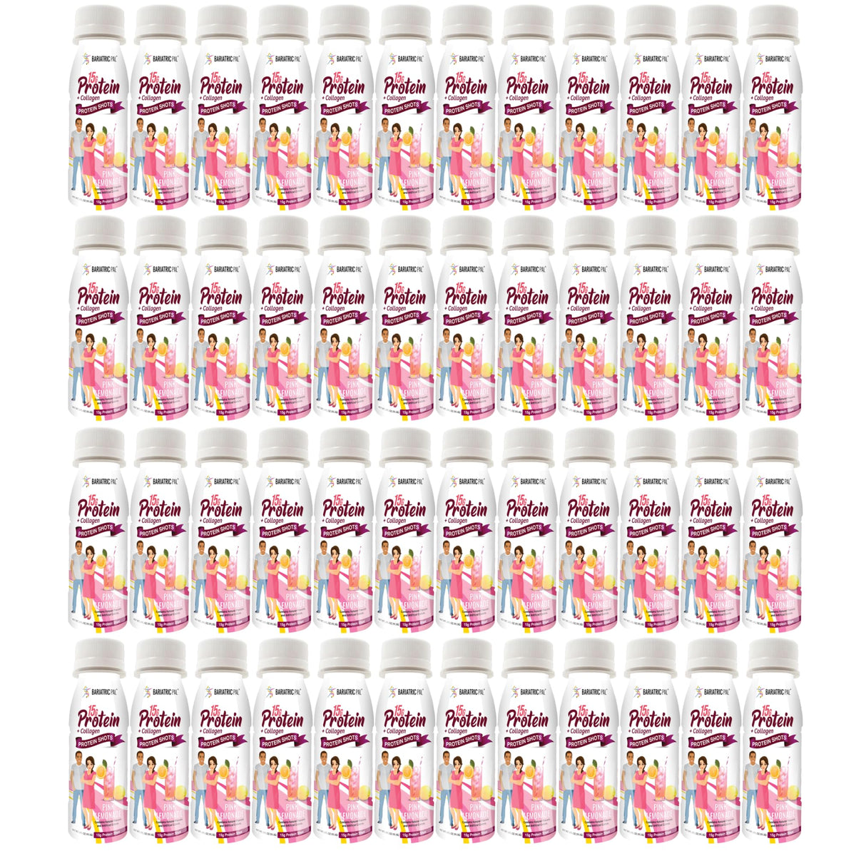 BariatricPal 15g Whey & Collagen Complete Protein Shots - 48 Pack