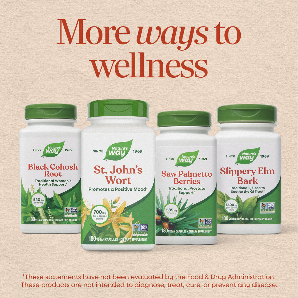 Nature's Way St. John's Wort 700 mg - 180 Capsules - image 8