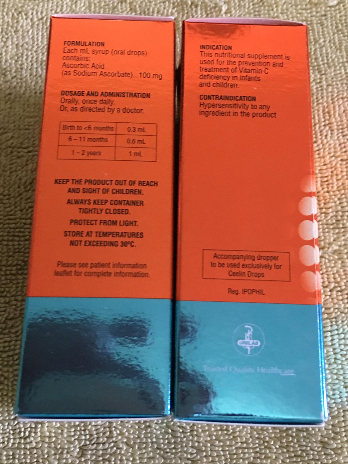 Ceelin Ascorbic Acid Oral Drops for Infants 0-6 Months - 30mL - image 2