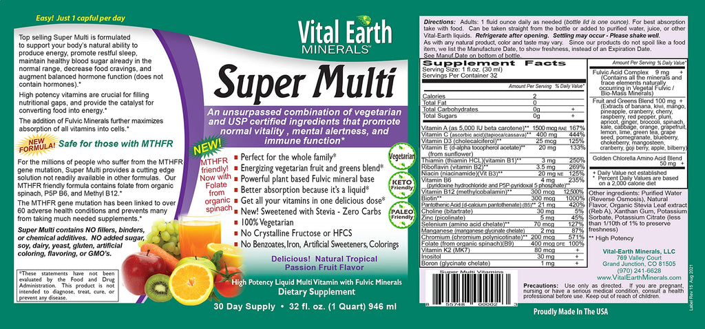 Vital Earth Minerals Keto Trio Bundle Liquid Vitamin - 3 x 32 fl. oz. - image 2