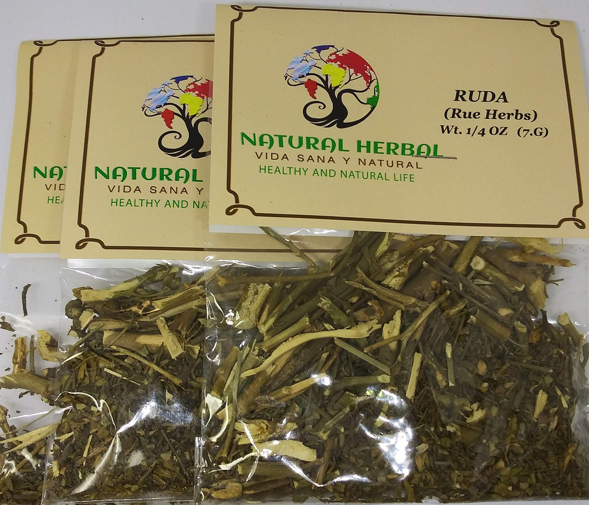 N&H Ruda Rue Herbs - 3 Pack of 0.25 oz