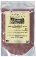Starwest Botanicals Organic Hibiscus Flower Powder - 4 Ounces
