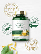 Carlyle Olive Oil Extra Virgin 2000mg - 120 Softgels - image 5