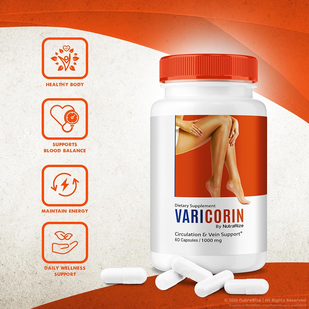 NutraRize Varicorin Blood Support Supplement - 120 Capsules - image 5