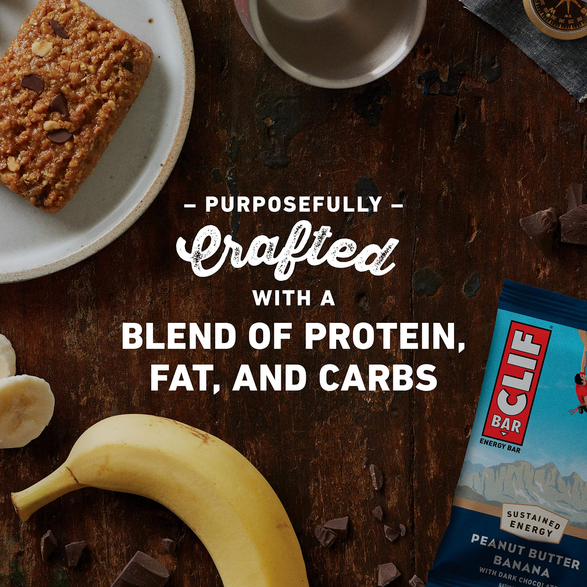 CLIF Bar Energy Bars Peanut Butter Banana Dark Chocolate - 12 Count - image 4