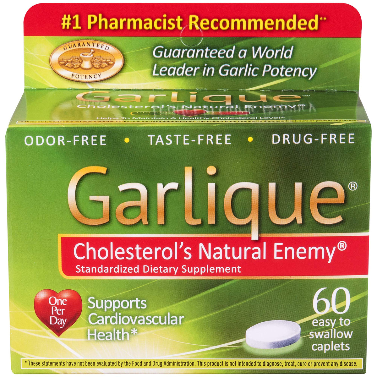 Garlique Garlic Caplets for Cardiovascular Health