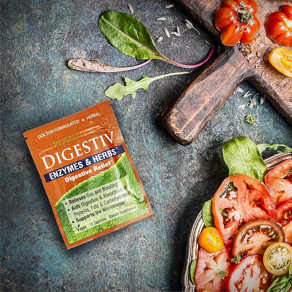 Plantiva Digestiv Multi-Enzyme Digestive Support - 60 Capsules - image 5