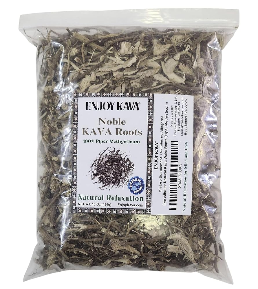 Enjoy Kava 100% Noble Kava Root Cut & Sifted - 16 oz