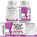 Clean Nutraceuticals Liver Defend Milk Thistle NAC Supplement - 120 Capsules - image 9