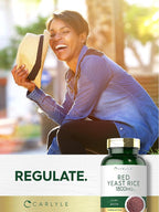 Carlyle Red Yeast Rice Supplement 1800 mg - 250 Capsules - image 6