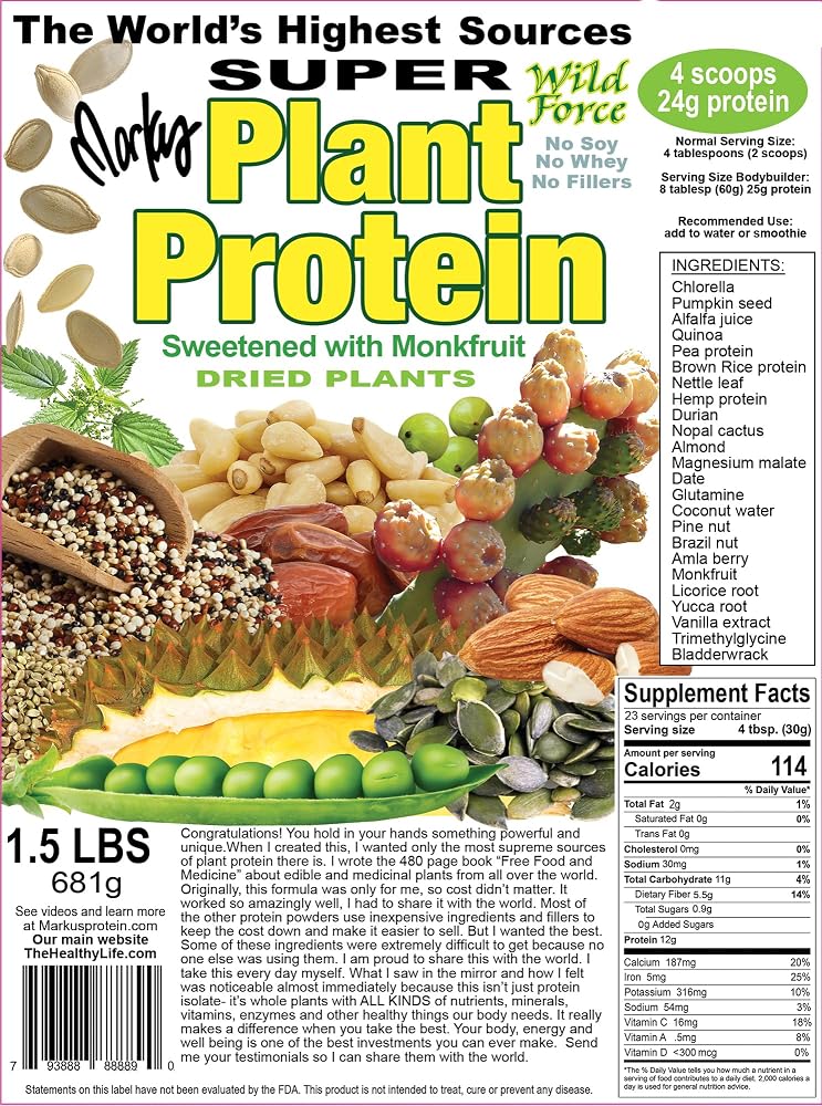 Wild Force Super Plant Protein Powder - 681 g - image 3