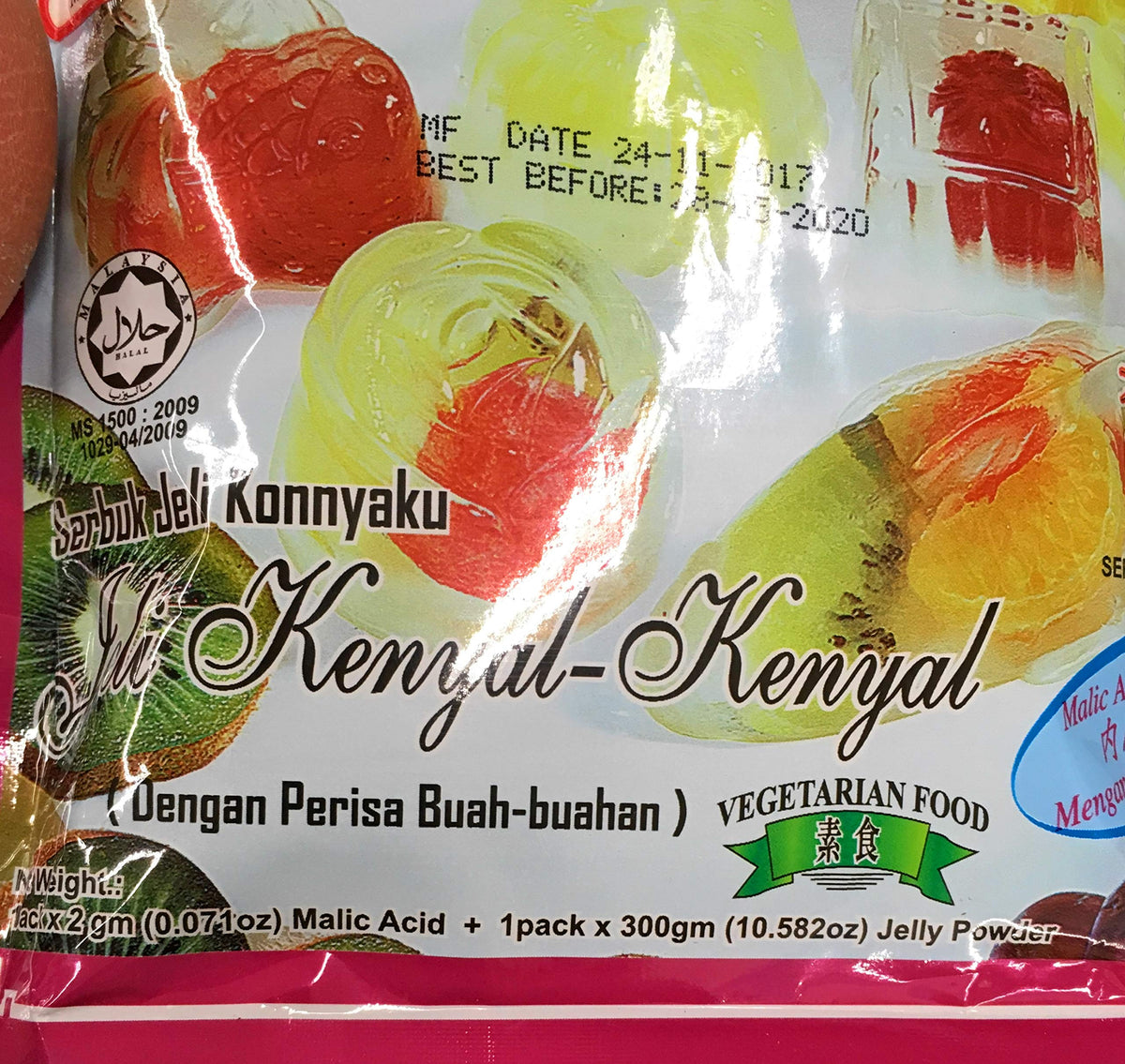 Happy Grass Konnyaku Jelly Powder Mix Fruit Flavour - Pack of 3 - image 4