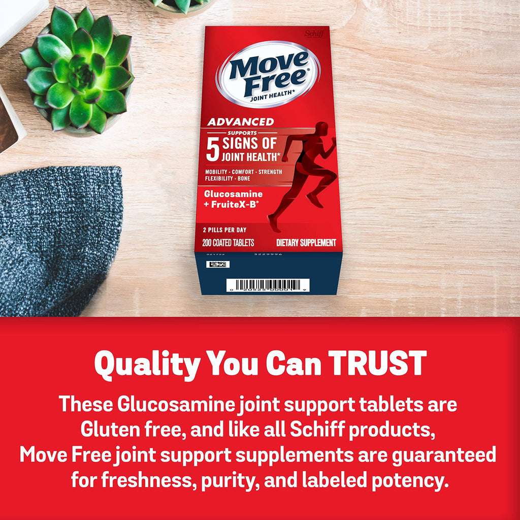 Move Free Advanced Glucosamine Chondroitin Joint Support - 200 Tablets - image 5