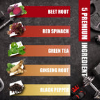 BMVINVOL Beet Root Capsules with Green Tea & Ginseng - 90 Capsules - image 4