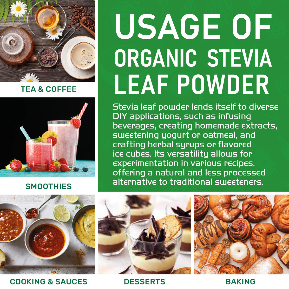 Jiva Organics Natural Stevia Leaf Powder - 1 Pound - image 7