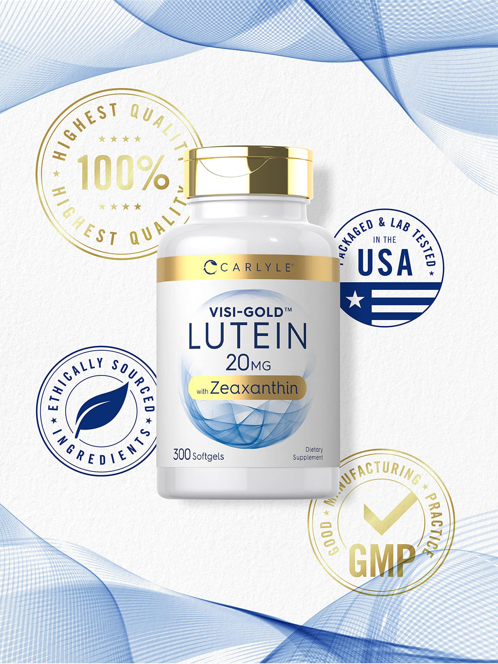 Carlyle Lutein and Zeaxanthin 20 mg - 300 Softgels - image 5