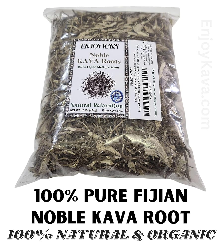 Enjoy Kava 100% Noble Kava Root Cut & Sifted - 16 oz - image 2