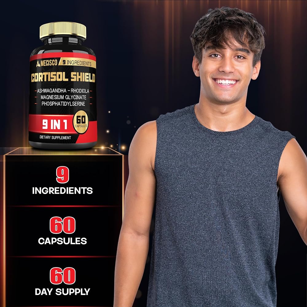 Mecisco 9in1 Cortisol Shield Ashwagandha & Magnesium - 60 Capsules - image 5