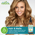 Why Not Natural Liquid Collagen Plus Biotin Drops - 2 Fl Oz - image 3