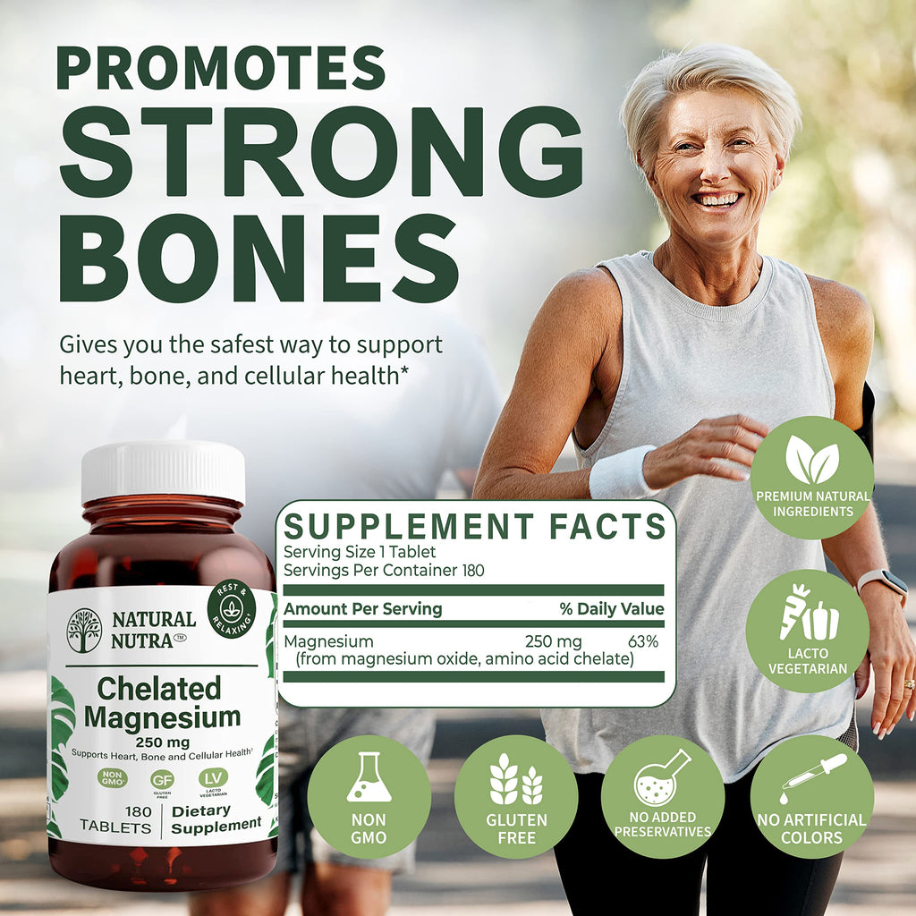 Natural Nutra Chelated Magnesium Oxide Supplement Parent