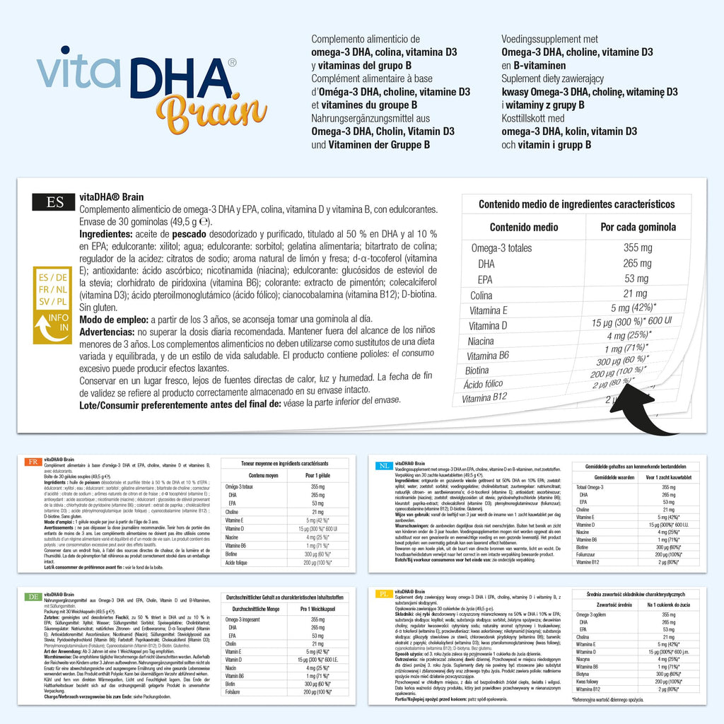 U.G.A. Nutraceuticals VitaDHA Brain Omega-3 for Kids - 60 Jellies - image 6