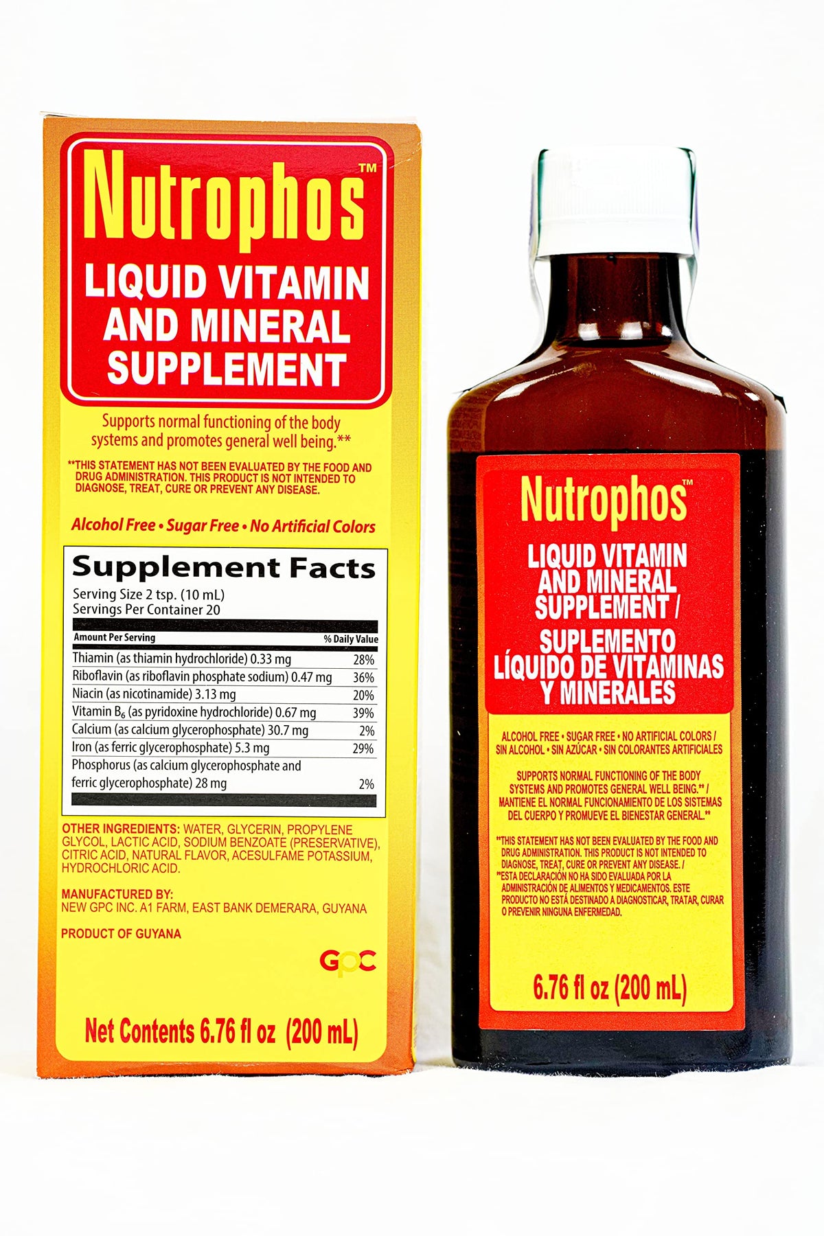 Nutrophos Liquid Vitamin and Mineral Supplement - 200ml
