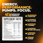 Huge Supplements Wrecked Pre Workout, Advanced Formula, Boosts