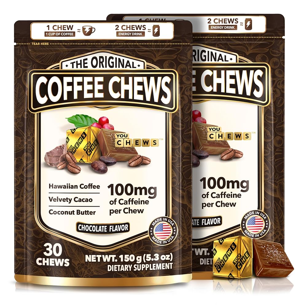 YouChews Coffee Chews - Grab & Go Energy