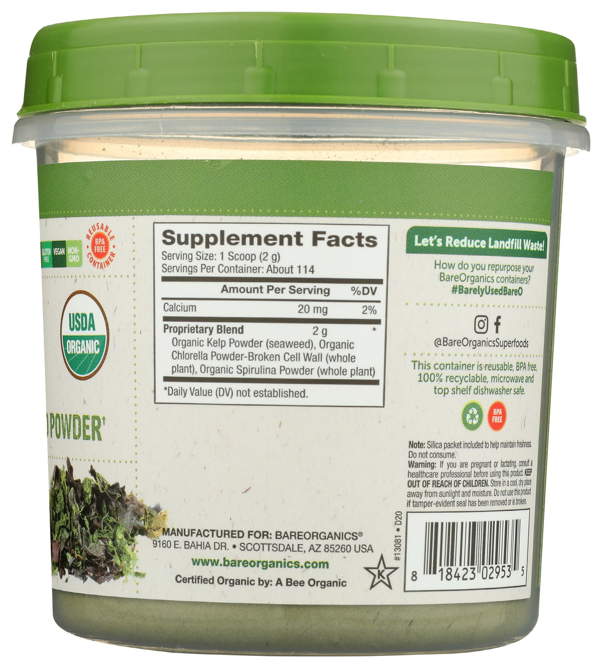 BareOrganics Dietary Supplement
