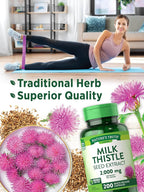 Nature's Truth Milk Thistle Supplement - 200 Capsules - image 3