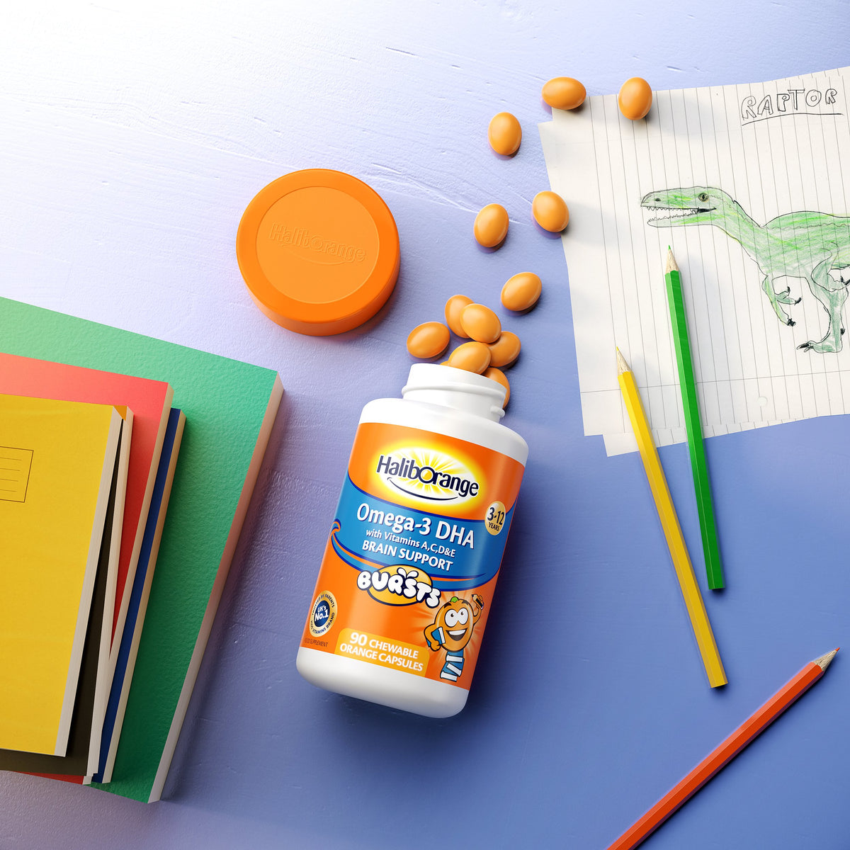Haliborange Kids Omega-3 with Vitamins - 90 Chewables - image 3