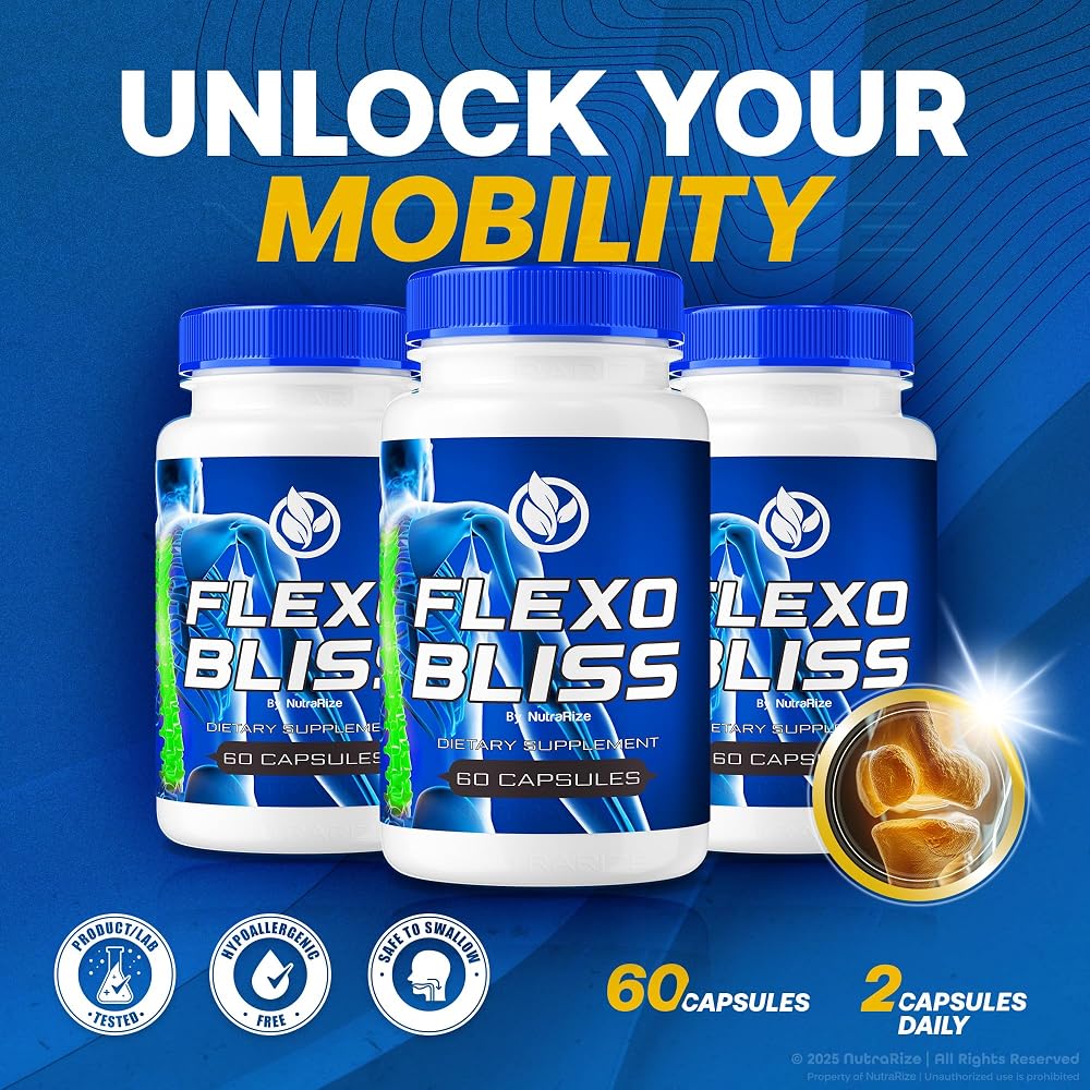 NutraRize Flexo Bliss Joint Health Support - 180 Capsules - image 3