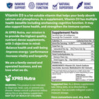 XPRS Nutra Vitamin D3 Powder (Cholecalciferol) - Unflavored VIT D