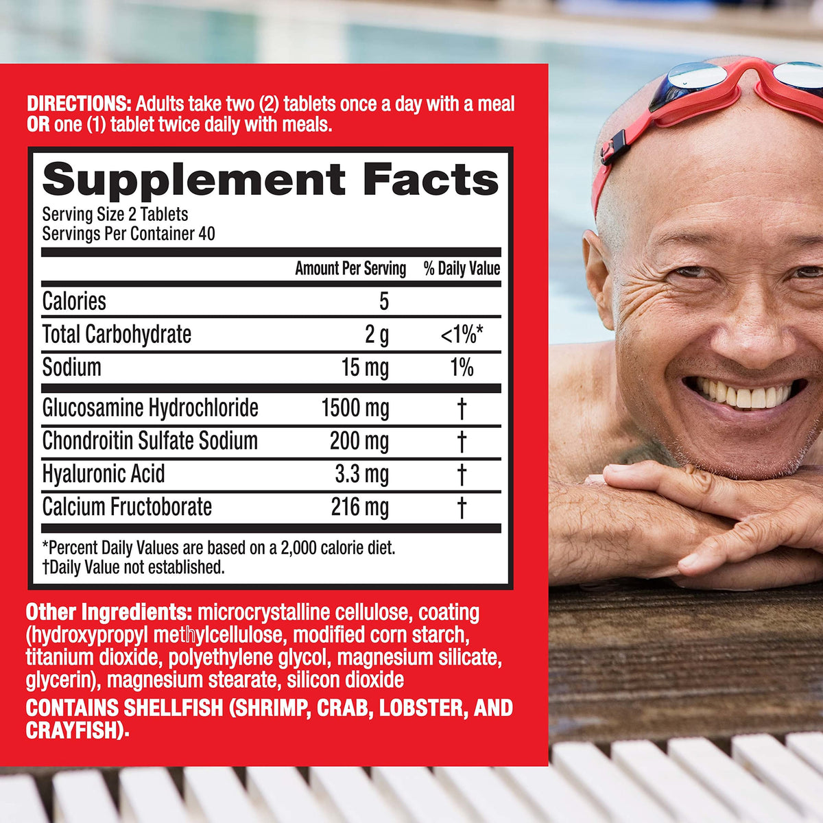 Move Free Advanced Glucosamine Chondroitin Joint Support - 80 Tablets - image 3