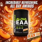 NutraBio Alpha EAA Essential Amino Acids Powder - 30 Servings - image 4