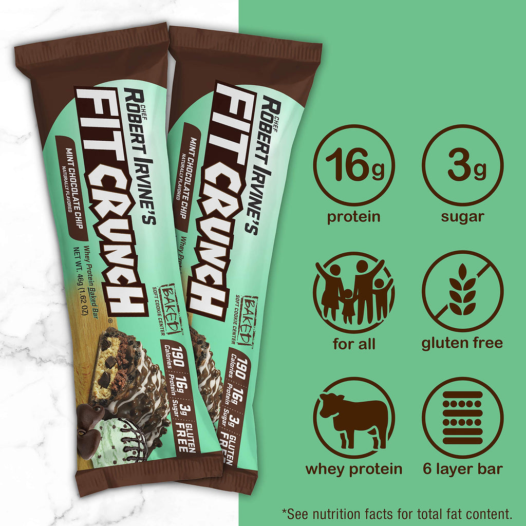 Fit Crunch Protein Bars Snack Size Variety Pack, Gluten Free - 18 Pack - image 5