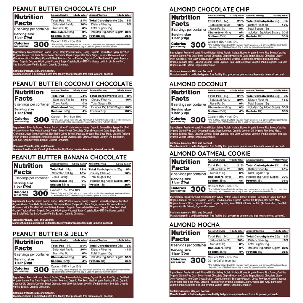 G2G Protein Bar, Variety Pack Parent