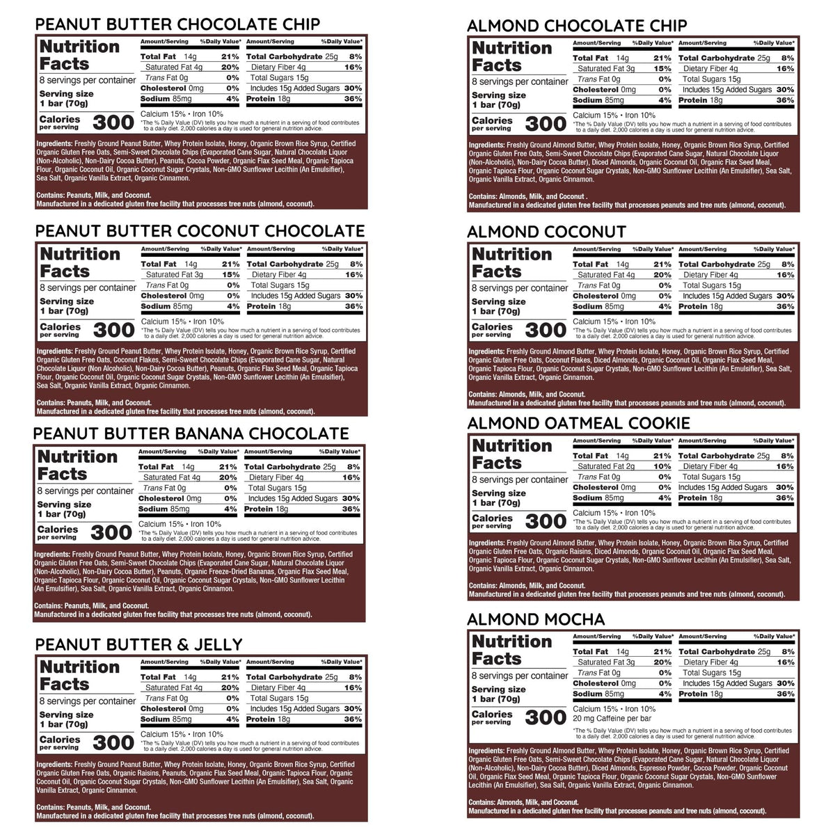 G2G Protein Bar, Variety Pack Parent