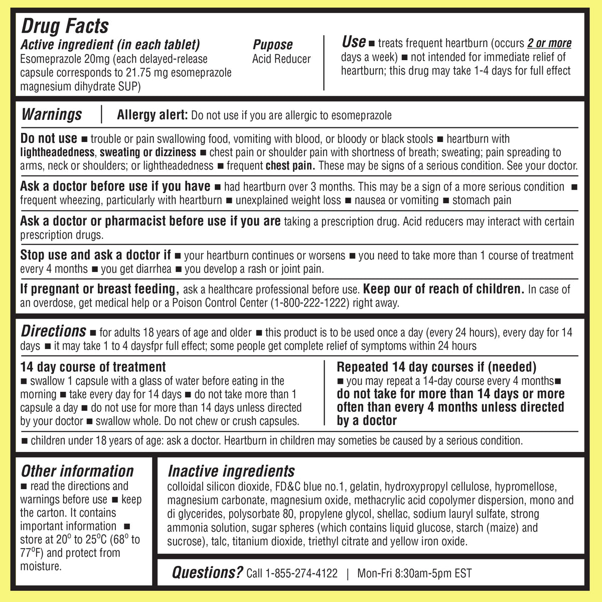 Aurohealth Esomeprazole Magnesium 20mg Acid Reducer - 42 Capsules - image 7