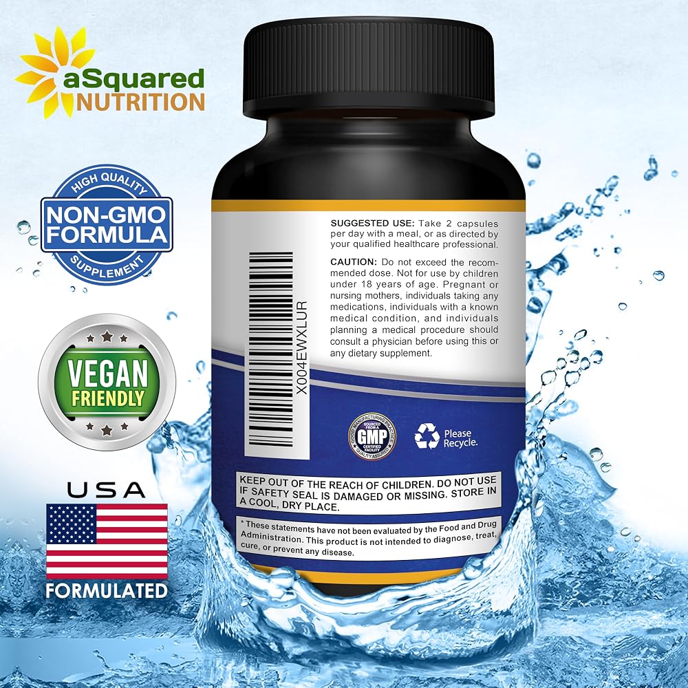 aSquared Nutrition Magnesium Glycinate 1000mg with D3 & B6 - 120 Capsules - image 9