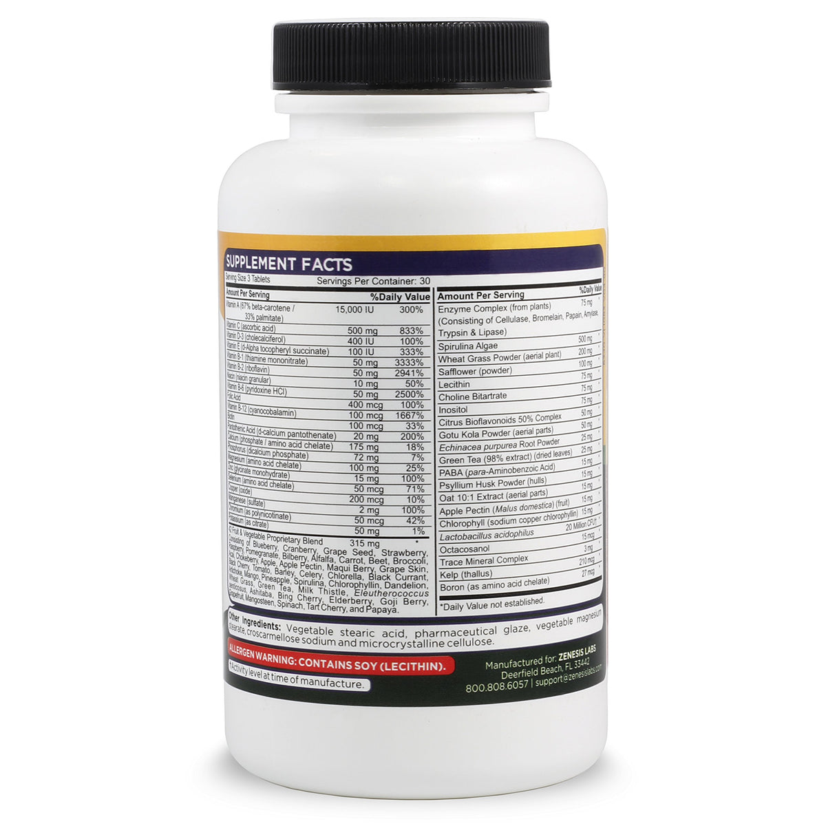 Zenesis Labs Essentials Natural Multivitamin - 90 Tablets - image 3