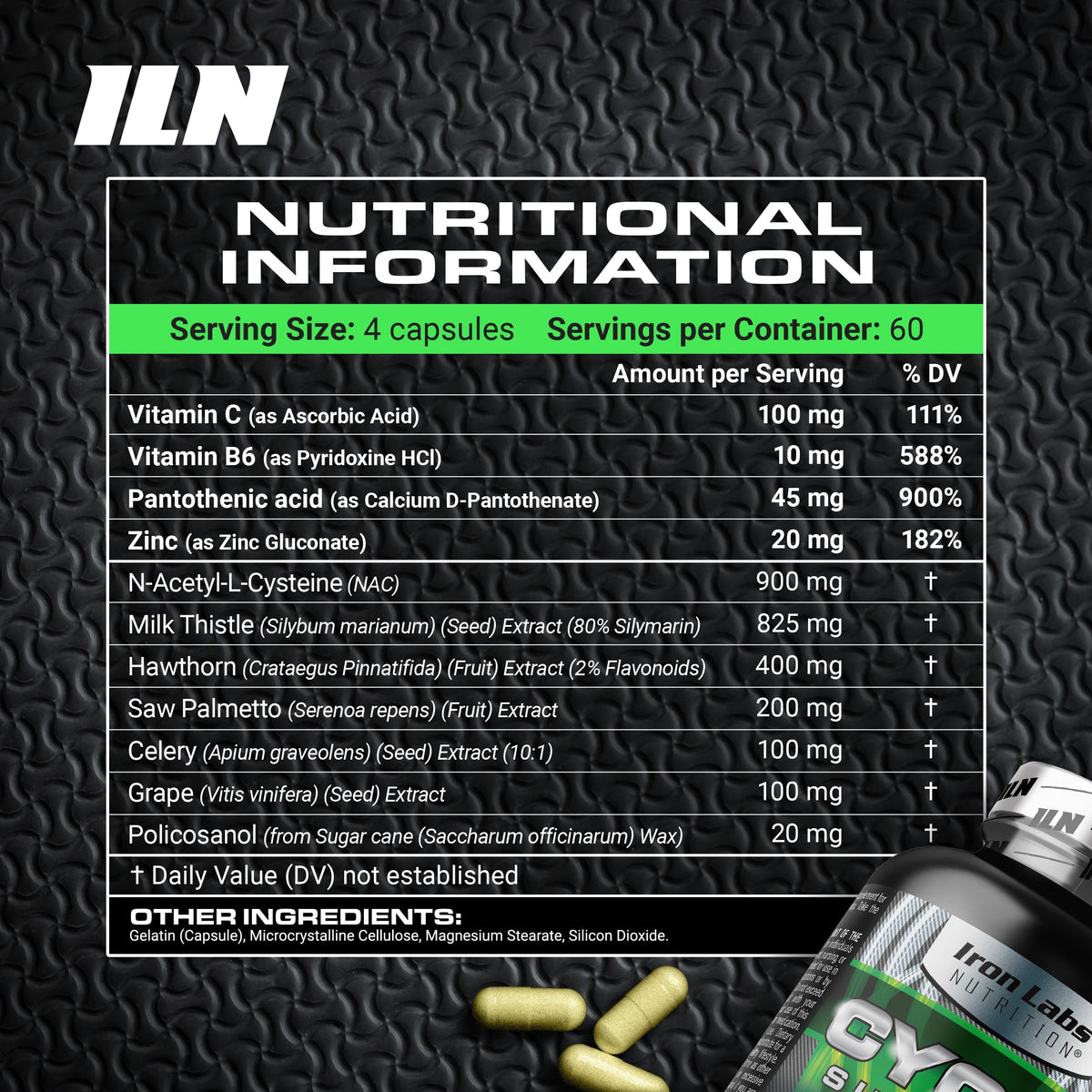 Iron Labs Nutrition Cycle Support Plus NAC - 240 Capsules - image 2