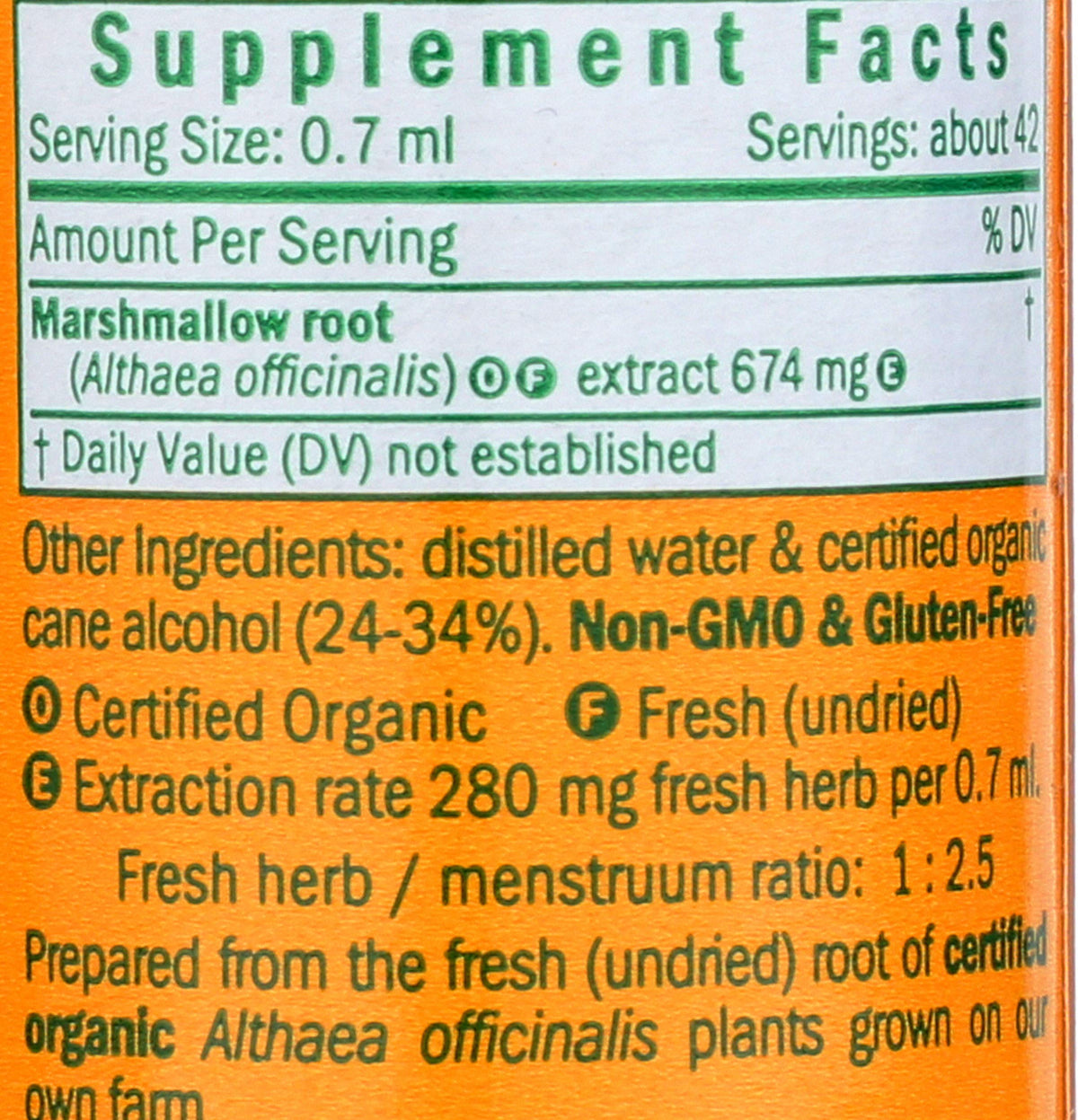 Herb Pharm Certified Organic Marshmallow Liquid Extract - 1 Fl Oz - image 4
