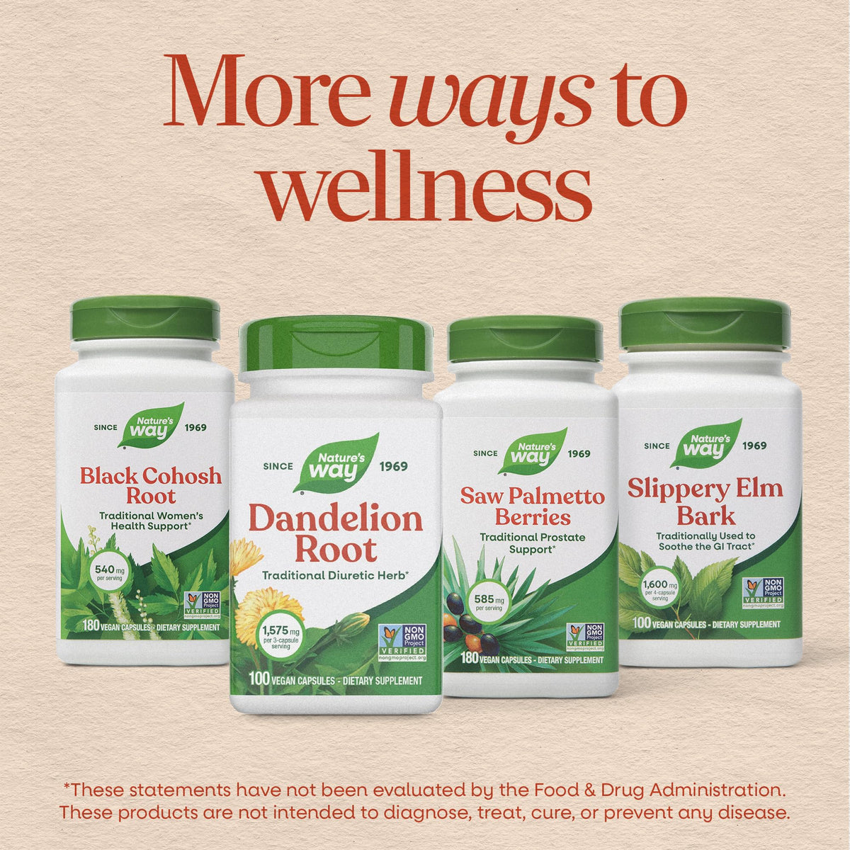 Nature's Way Dandelion Root Capsules 1,575 mg - 180 Capsules - image 8