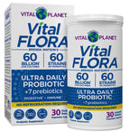 Vital Planet Vital Flora Ultra Daily Probiotic 60 Billion CFU - 30 Capsules