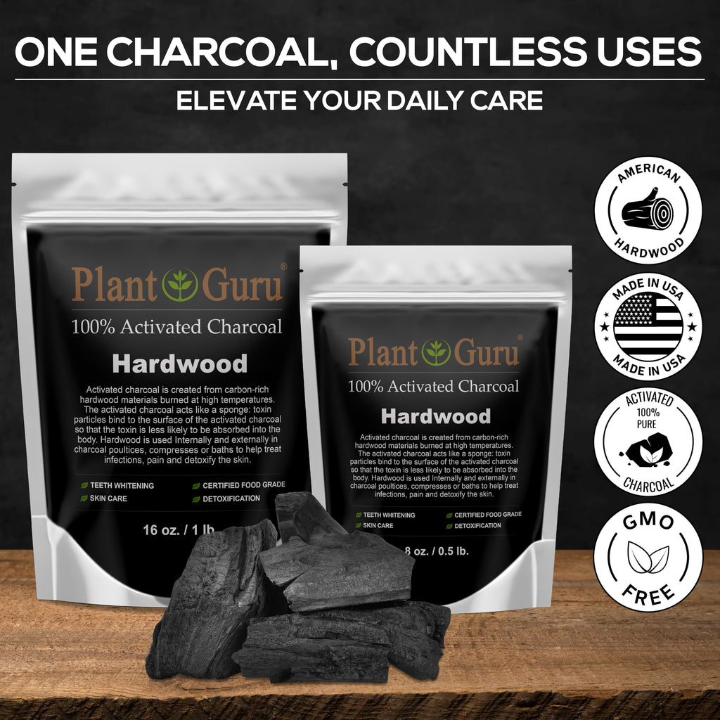 Plant Guru Activated Charcoal Powder Food Grade - 8 oz - image 2