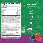Nutricost Organic Super Greens Powder (30 Servings) - Superfood